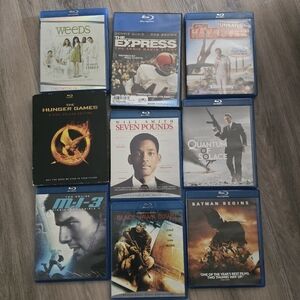 Bluray Discs Good condition 9 In Total